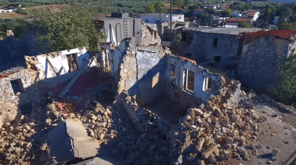 Σεισμός στην Κρήτη: Το μέγεθος της καταστροφής από ψηλά