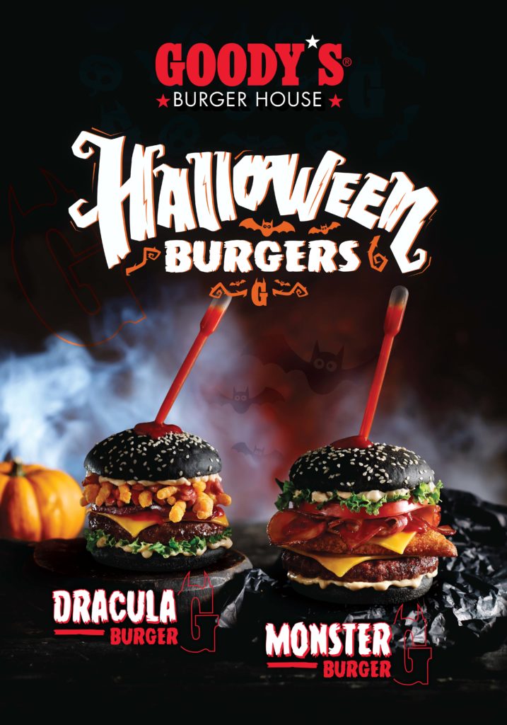 Τα Limited Edition Halloween burgers επιστρέφουν στα Goody’s Burger House