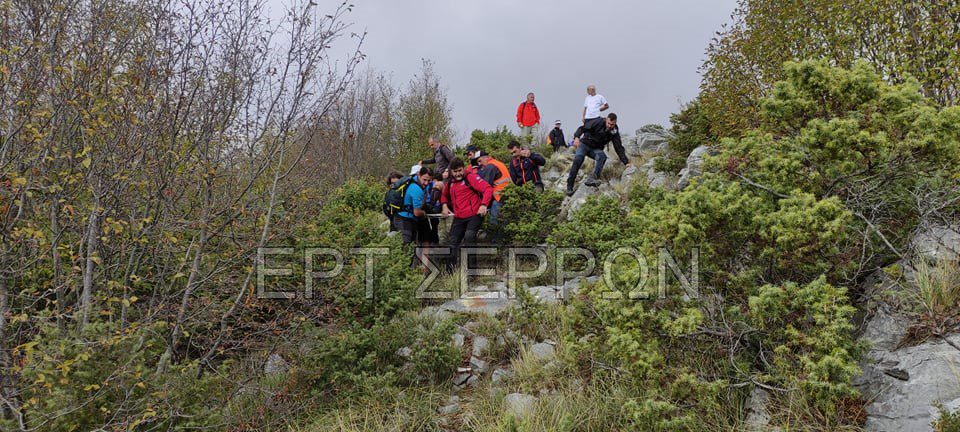 Σέρρες: Αίσιο τέλος για ορειβάτη που έπεσε σε χαράδρα στο Μενοίκιο όρος