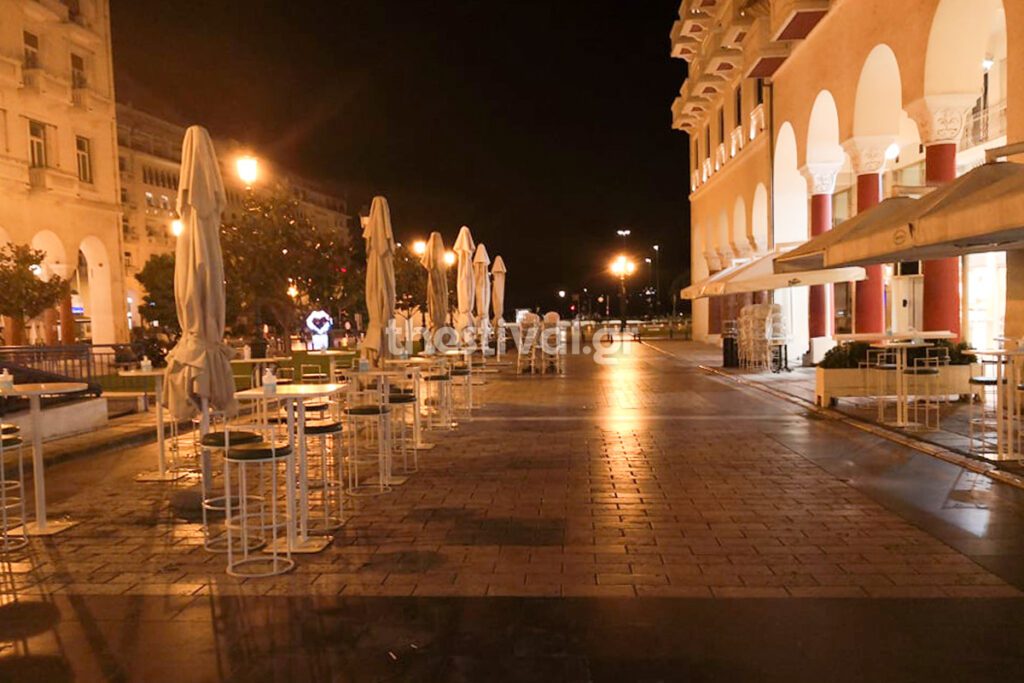 Lockdown στη Θεσσαλονίκη: Γέμισαν οι ΜΕΘ στα νοσοκομεία, εικόνα έρημης πόλης τα μεσάνυχτα