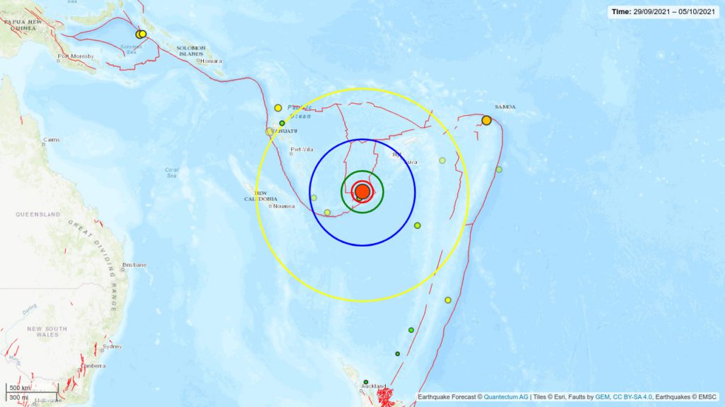 Βανουάτου: Ισχυρότατος σεισμός 7,2 Ρίχτερ στον Νότιο Ειρηνικό