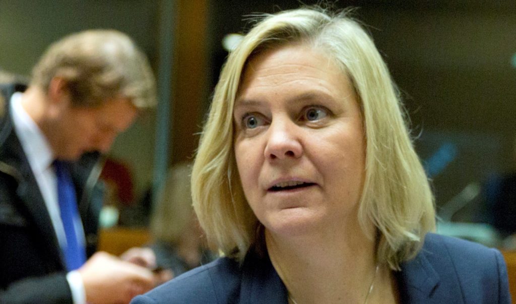Σουηδία: Παραιτήθηκε η Άντερσον μετά από 8 ώρες διακυβέρνησης