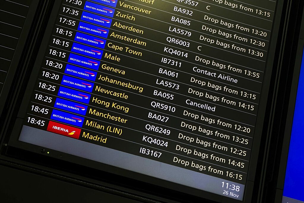 Ολλανδία-Κορονοϊός: Πιθανόν μολυσμένοι δεκάδες επιβάτες δύο πτήσεων από τη Νότια Αφρική