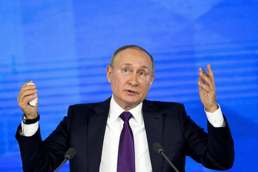 Το ειρωνικό σχόλιο του Πούτιν για το ουκρανικό: Τι ώρα είπαμε θα γινόταν η εισβολή;