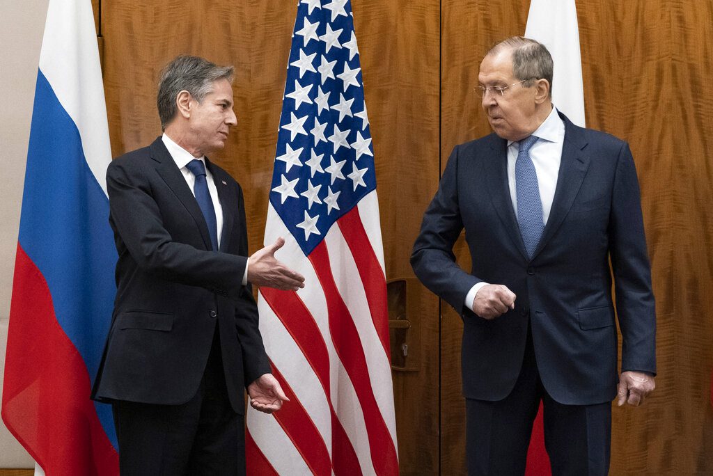 Ρωσία-ΗΠΑ: Στις 24 Φεβρουαρίου συνάντηση των ΗΠΑ Λαβρόφ – Μπλίνκεν στη Γενεύη