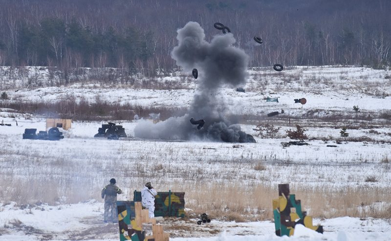 Ρωσία: Πάνω από 1.400 εκρήξεις κατέγραψαν οι παρατηρητές του ΟΑΣΕ μέσα σε 24 ώρες στο Ντονμπάς