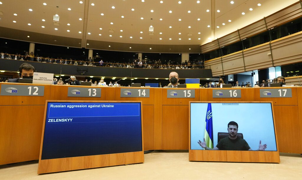 Δραματική ομιλία Ζελένσκι στην Ευρωβουλή: Δηλώσεις Κούλογλου – Αρβανίτη