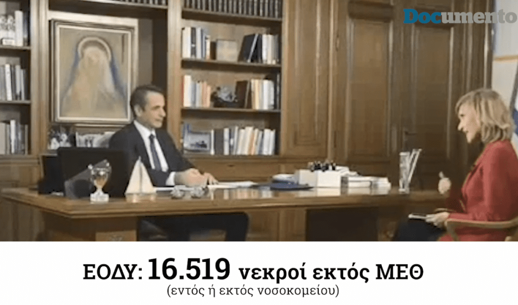 ΕΟΔΥ: 16.519 νεκροί εκτός ΜΕΘ – Αυτό είναι το έγκλημα, ποιοι είναι οι δράστες; (Video)