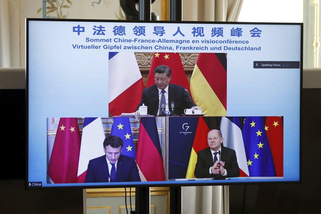 Κίνα, Γαλλία και Γερμανία υπέρ του διαλόγου για την Ουκρανία, κατάπαυσης του πυρός και ανθρωπιστικών διαδρόμων