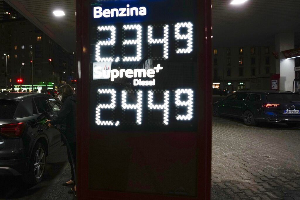 Ιταλία: Αυξημένη κατά 9 δισ ευρώ η δαπάνη για καύσιμα μέσα σε 6 μήνες