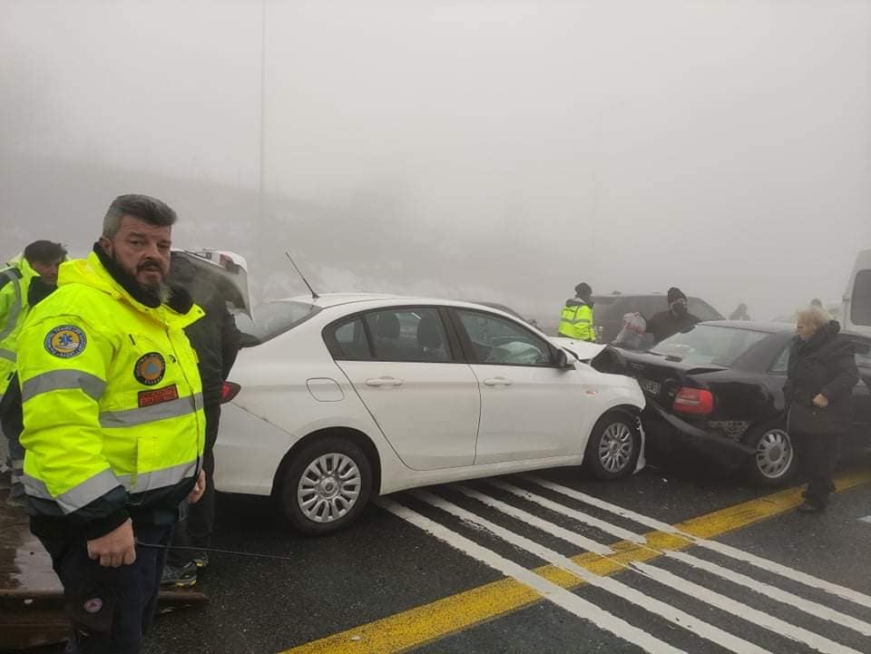 Εγνατία Οδός: 13 τραυματίες από την καραμπόλα 30 οχημάτων λόγω ομίχλης (Video)