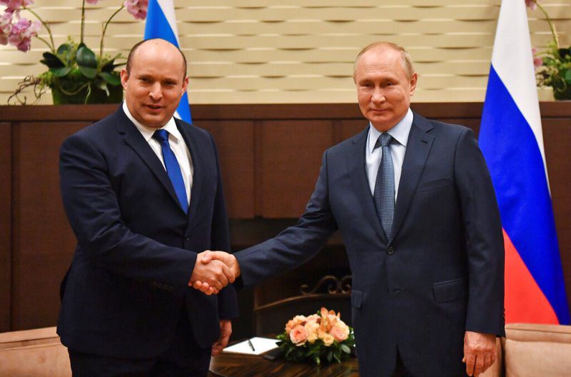 Ο Ισραηλινός πρωθυπουργός συναντήθηκε στη Μόσχα με τον πρόεδρο Πούτιν