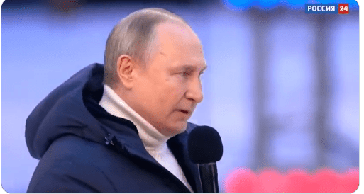 Κόπηκε ξαφνικά στον αέρα η ομιλία του Βλαντιμίρ Πούτιν σε κεντρικό στάδιο – Τι απαντάει το Κρεμλίνο