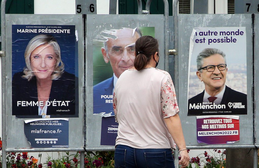Γαλλικές εκλογές: Μικραίνει η ψαλίδα μεταξύ Μακρόν και Λεπέν, ενώ ο Μελανσόν ελπίζει για το θαύμα