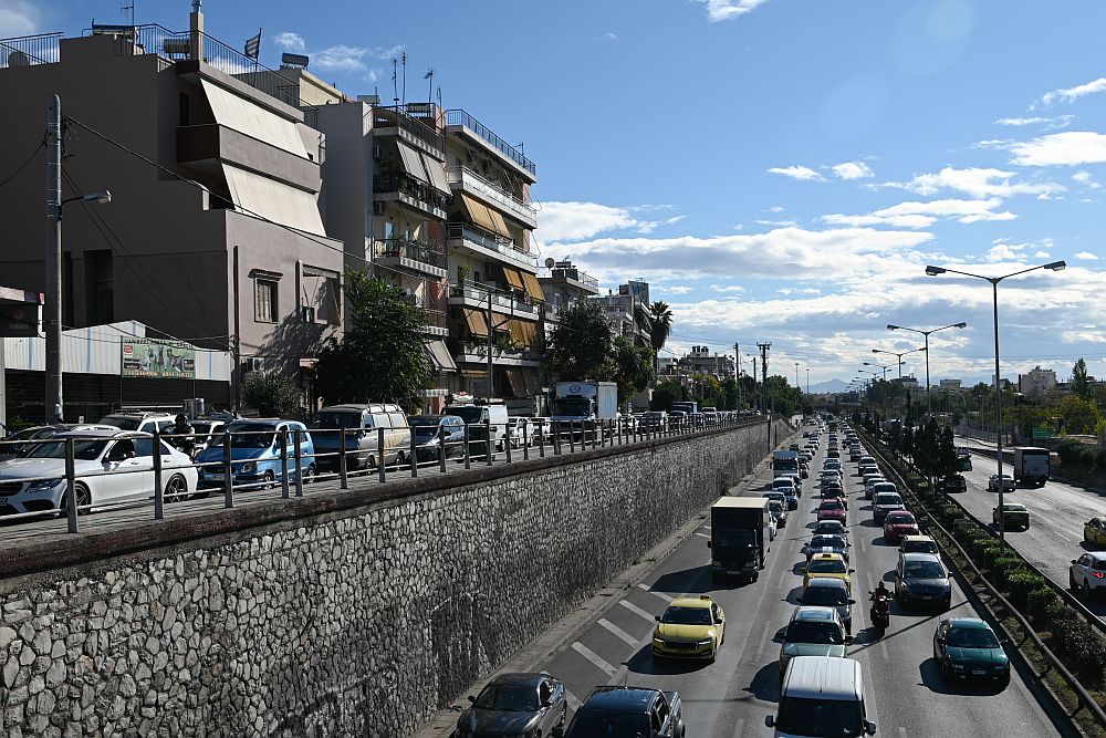 Κίνηση στους δρόμους: Χάος στον Κηφισό – Πού αλλού εντοπίζονται προβλήματα