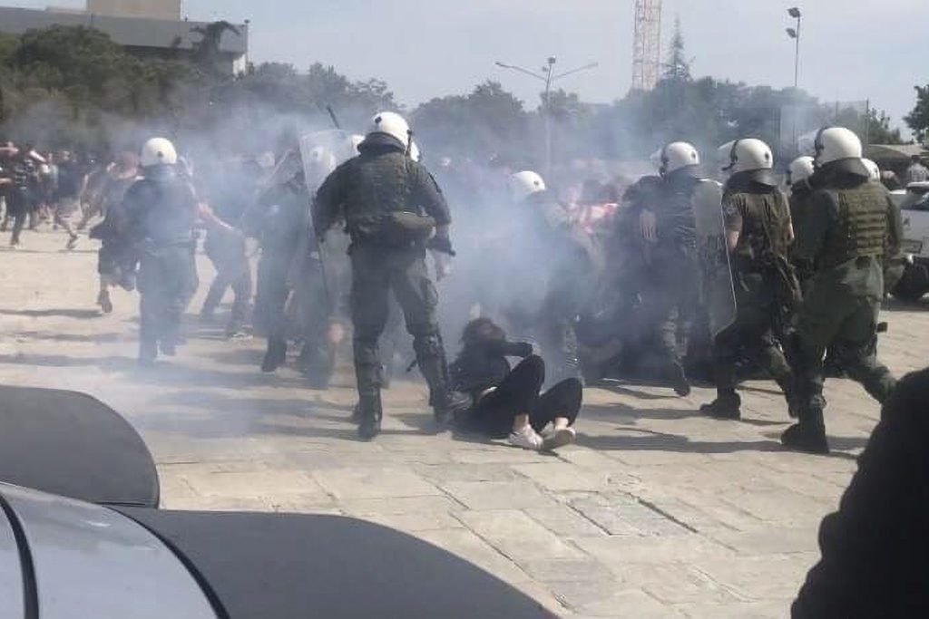 Έντονες αντιδράσεις κατά του μητσοτακικού δόγματος νόμου και τάξης στο ΑΠΘ