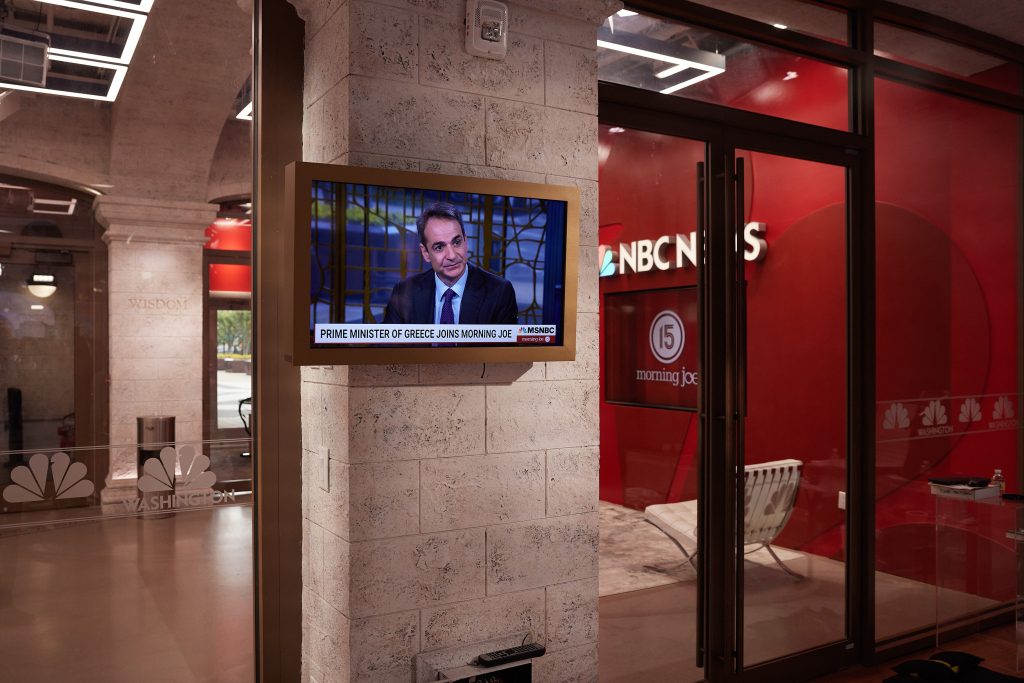 Καμία αναφορά στην τουρκική προκλητικότητα από τον Μητσοτάκη σε συνέντευξη του στο Αμερικανικό MSNBC