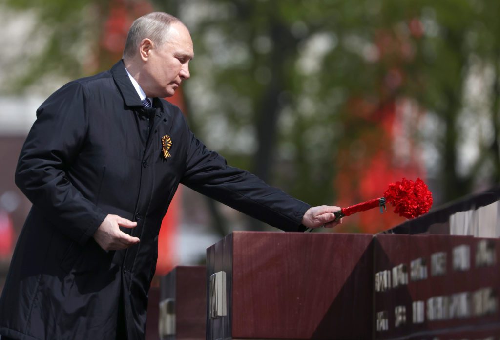 Ομιλία πολεμικής φρενίτιδας Πούτιν στην Κόκκινη Πλατεία της Μόσχας