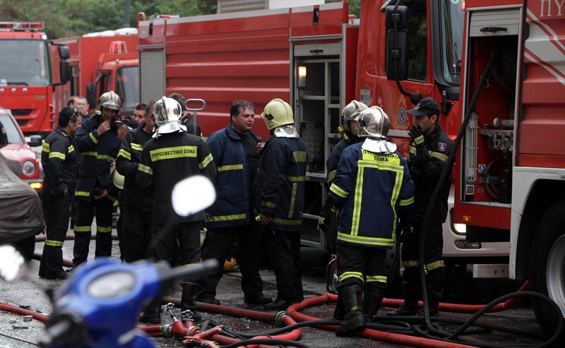 Πυρκαγιά σε αποθήκη πλαστικών στο Βοτανικό