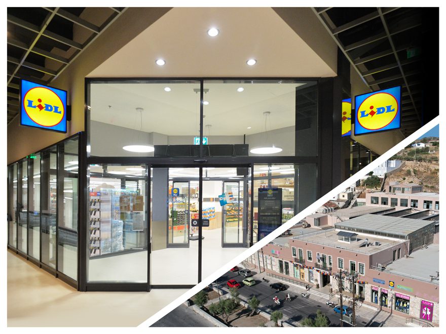 Εκσυγχρονισμένο κατάστημα Lidl στη Σύρο