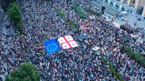 Γεωργία: Χιλιάδες διαδήλωσαν υπέρ της ένταξης της χώρας στην ΕΕ (Video)