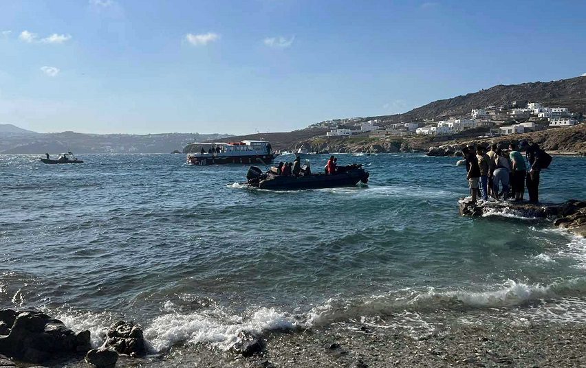 Οκτώ οι αγνοούμενοι μετανάστες από το ναυάγιο ανοιχτά της Μυκόνου