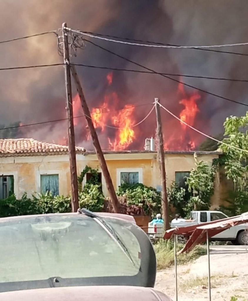 Νέα πυρκαγιά στην Ηλεία