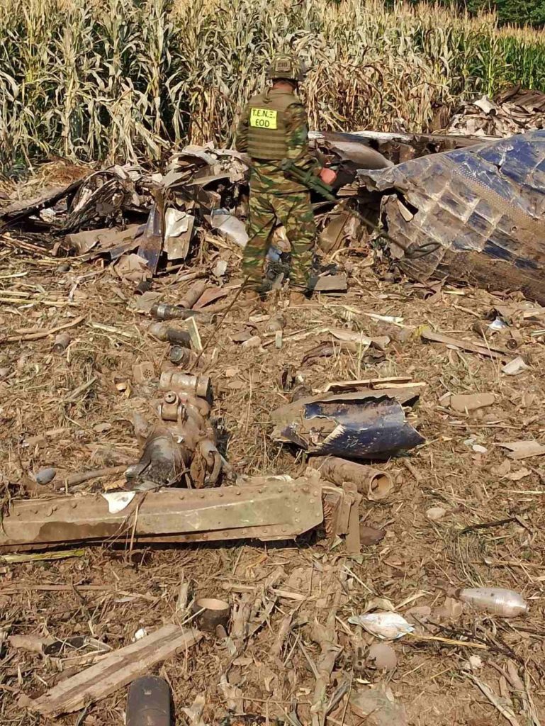 Καβάλα: Συνεχίζεται η εκκαθάριση της περιοχής όπου κατέπεσε το Antonov