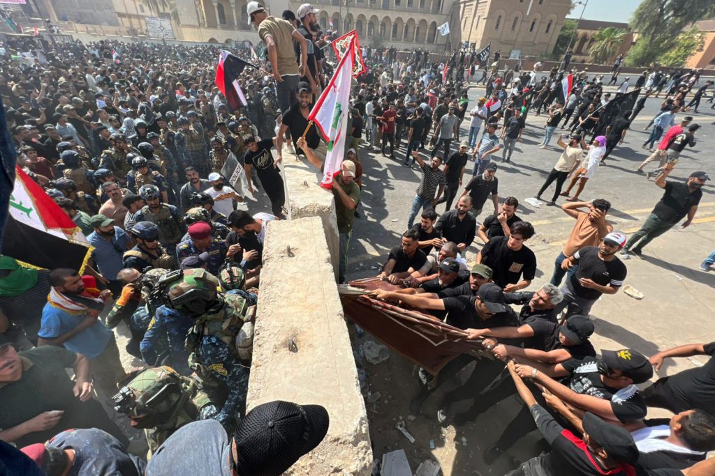 Iράκ: Νέα εισβολή διαδηλωτών στο κοινοβούλιο