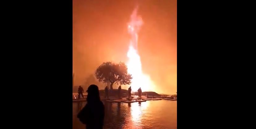 Αργολίδα: Στις φλόγες το ξενοδοχείο Amanzoe στο Κρανίδι – Τρομακτικό βίντεο