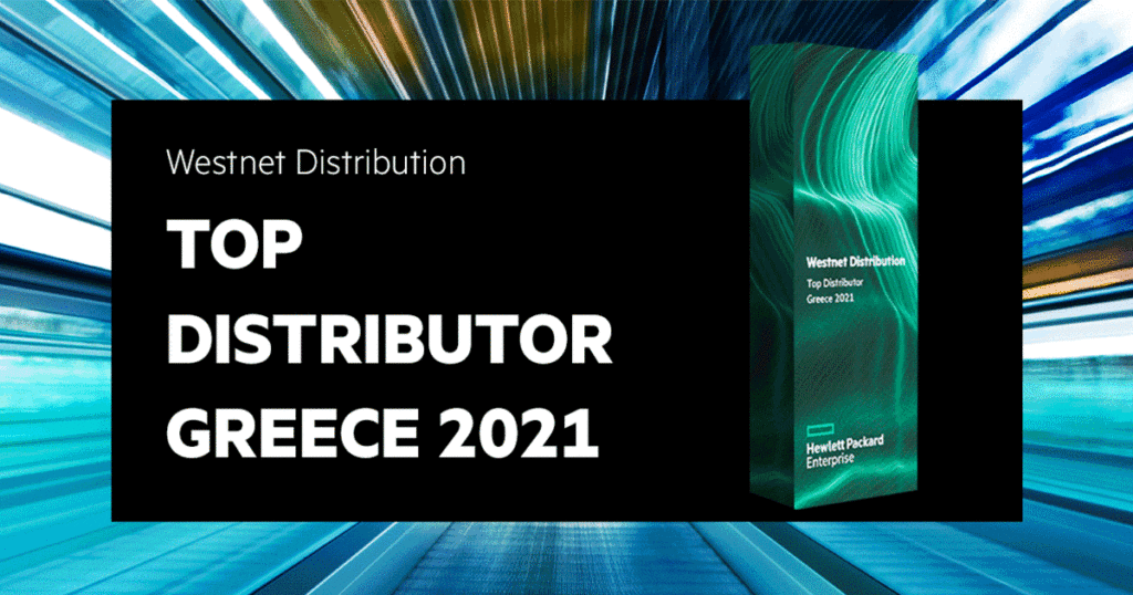 Westnet: Διακρίθηκε ως Top Distributor Greece & Cyprus 2021 από την HPE
