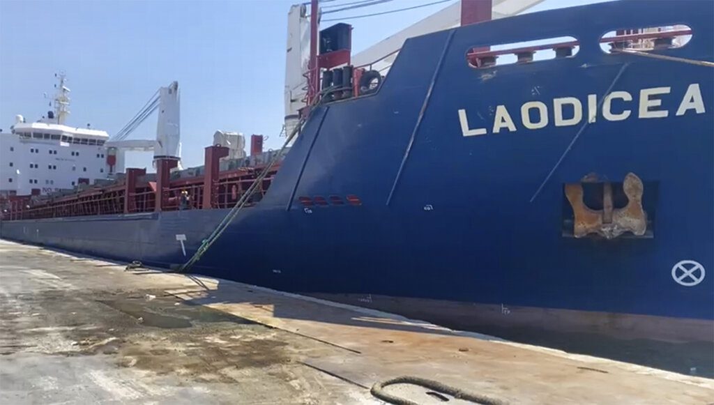 Απελευθερώνεται το συριακό πλοίο που κατασχέθηκε στον Λίβανο για μεταφορά ουκρανικών σιτηρών