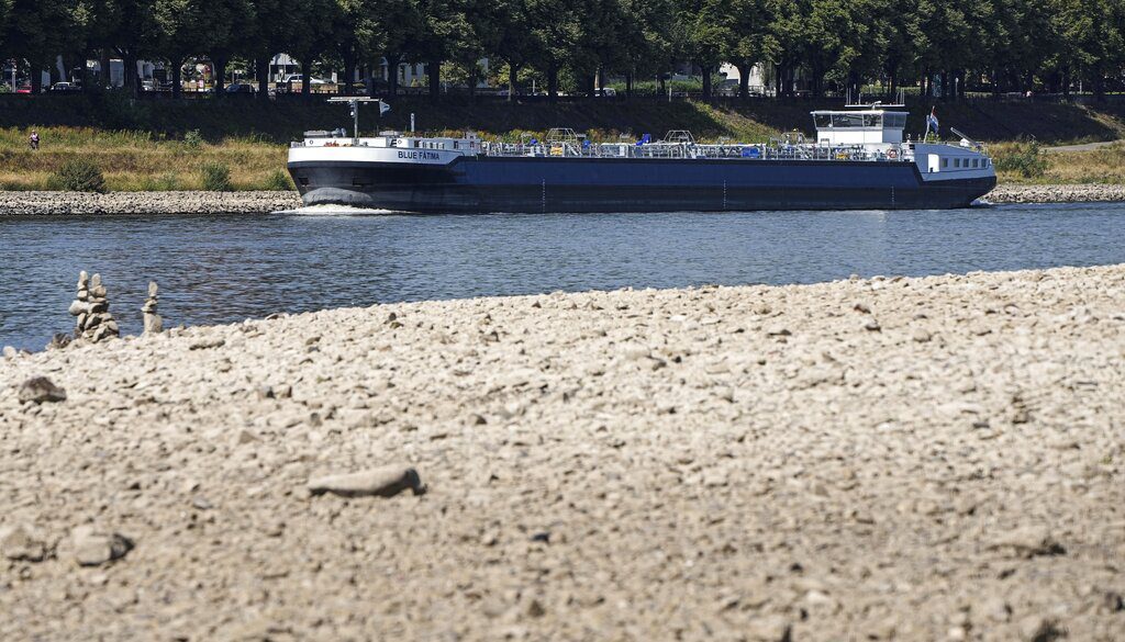 Στερεύουν το ποτάμια λόγω κλιματικής αλλαγής: Προβλήματα με τη ναυσιπλοΐα στο Ρήνο
