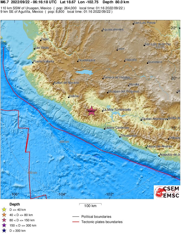 Νέος μεγάλος σεισμός 6,8 Ρίχτερ στο Μεξικό