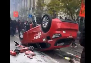 Βέλγιο: Τα&#8217; σπασαν στις Βρυξέλλες μετά την ήττα από το Μαρόκο (Video)