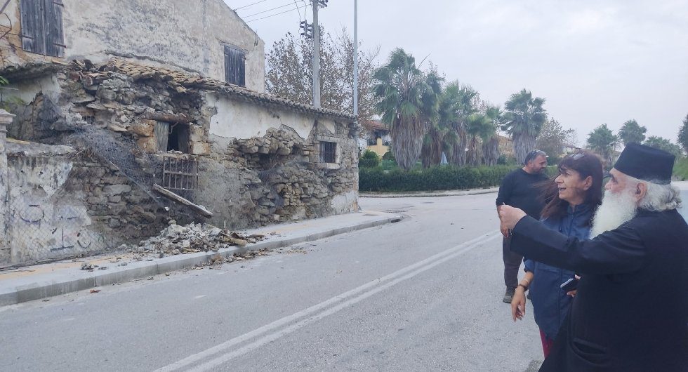Ζάκυνθος: Σοβαρές ζημιές από τον ασθενή σεισμό στο Μετόχι Αγίου Διονυσίου (Video)