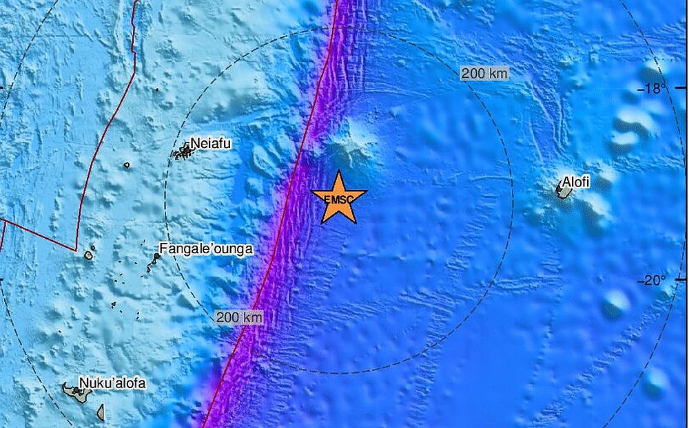 Σεισμός 7,1 βαθμών στα νησιά Τόνγκα – Προειδοποίηση για τσουνάμι