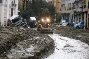 Ιταλία: Nέα σφοδρή κακοκαιρία έπληξε τη Σικελία και την ευρύτερη περιοχή της Μεσίνα