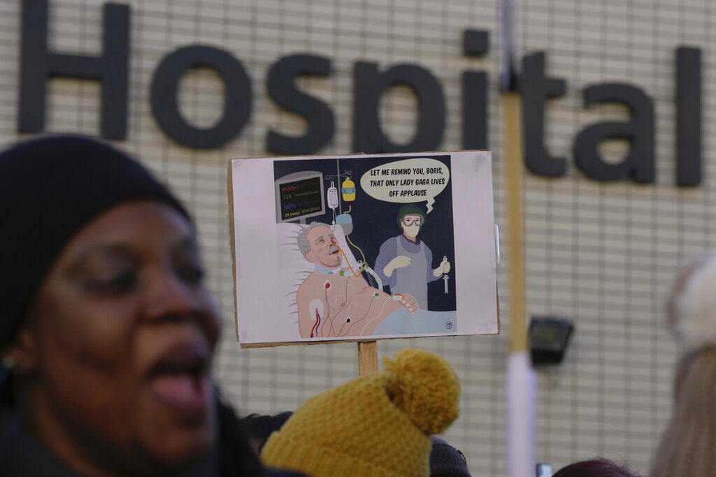 Απεργίες στη Βρετανία: Ανυποχώρητη η κυβέρνηση στις διαπραγματεύσεις με τους νοσοκομειακούς εργαζόμενους