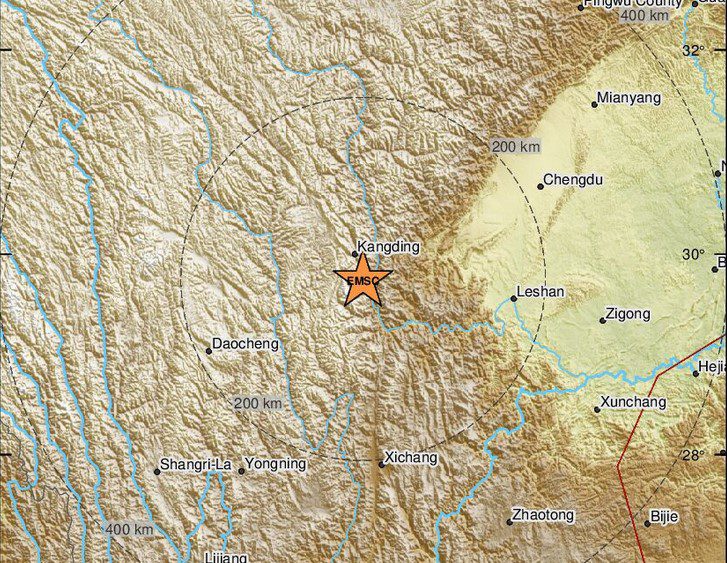 Κίνα: Σεισμός 5,7 Ρίχτερ στην επαρχία Σιτσουάν