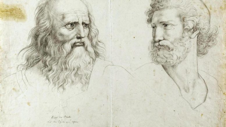 «Πλάτων εναντίον Αριστοτέλη» – Ο Λικ ντε Μπραμπαντερέ γράφει για την αιώνια διαμάχη