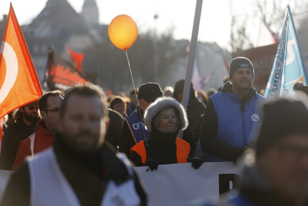Νέες διαδηλώσεις στη Γαλλία κατά της συνταξιοδοτικής μεταρρύθμισης Μακρόν