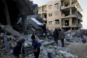 Βιβλική καταστροφή και στη Συρία: Οι επιζώντες προσπαθούν να βρουν τους αγνοούμενους στο Χαλέπι