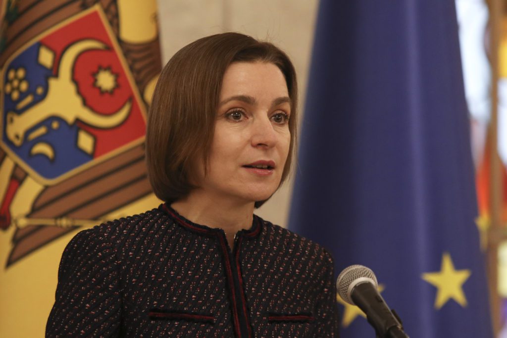 Μολδαβία: Ρωσικό σχέδιο ανατροπής της ηγεσίας της χώρας καταγγέλλει η πρόεδρος Μάγια Σάντου