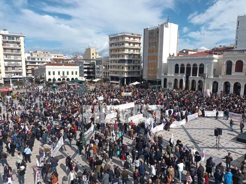 Μεγάλες συγκεντρώσεις σε Πάτρα, Χανιά και Λιβαδειά – Στην πρώτη γραμμή μαθητές και φοιτητές (Photos – Videos)