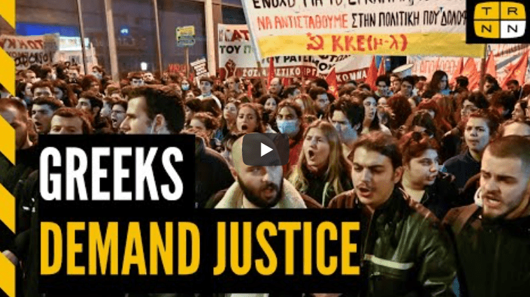 Τέμπη: «Οι Έλληνες απαιτούν Δικαιοσύνη» – Το αμερικανικό δίκτυο TRNN για το σιδηροδρομικό έγκλημα
