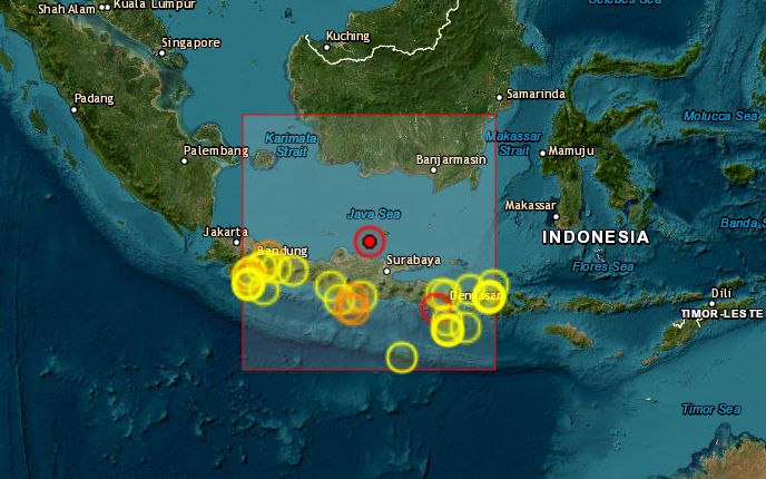 Ινδονησία: Ισχυρός σεισμός 6,6 Ρίχτερ στην Ιάβα