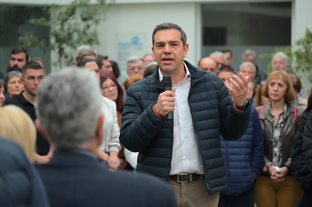 Ο Αλέξης Τσίπρας παρουσιάζει το πρόγραμμα του ΣΥΡΙΖΑ για την προστασία της πρώτης κατοικίας