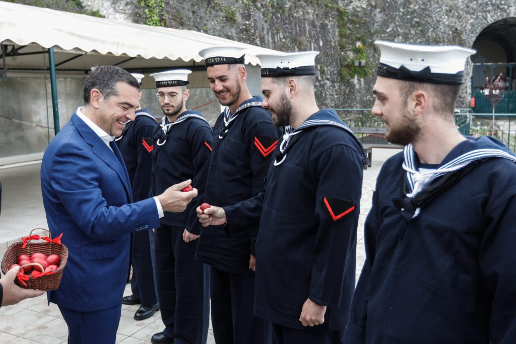 Tον Ναυτικό Σταθμό Κέρκυρας επισκεύτηκε ο Πρόεδρος του ΣΥΡΙΖΑ, Αλέξης Τσίπρας