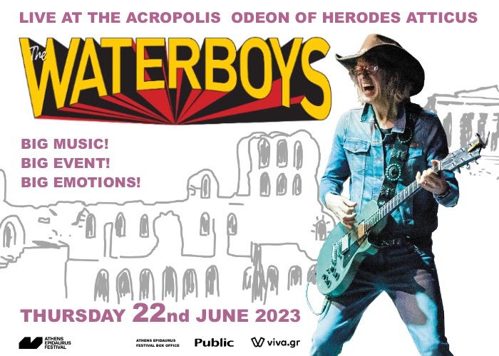 Οι Waterboys στο Ηρώδειο την Πέμπτη 22 Ιουνίου